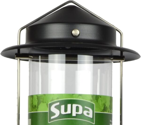 Supa Squirrel Proof Wild Bird Feeder is Designed to Keep Both Squirrels and Larger Bully Birds at Bay, so that Small Garden Birds Can Eat in Peace, Black - Image 3