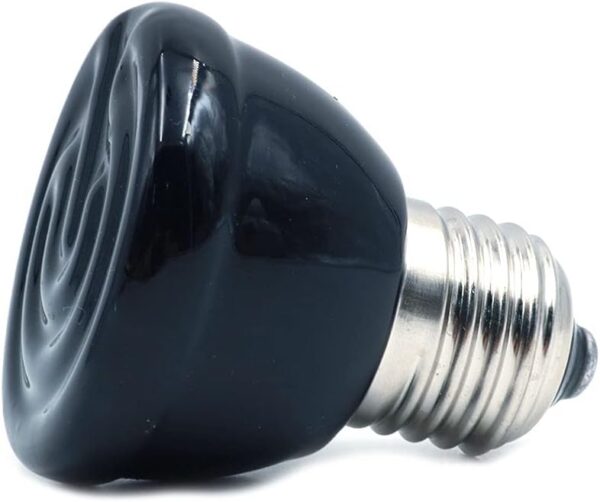 ANCLLO E27 Bulb Far Infrared Ceramic Pet Heating Lamp for Lizard Fruit Spider Reptile Box Warmer Bulbs 100W - Image 3