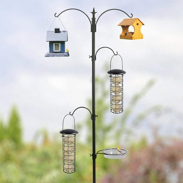 2PCS Bird Feeders Hanging Fat Ball Feeder Squirrel Proof Bird Feeder with Hanger for Bird Feeder Station, Garden - Image 6