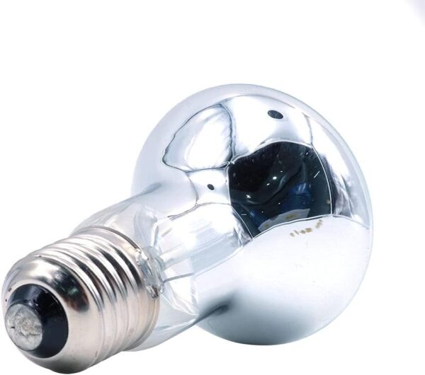ANCLLO 2pcs Transparent Reptile Heating Bulbs, Durable Infrared Heat Lamp Warming Light Bulb Pet Light for Reptile and Amphibian Lizard Tortoise Spider Snake Chameleon 220-230V(75W) - Image 2