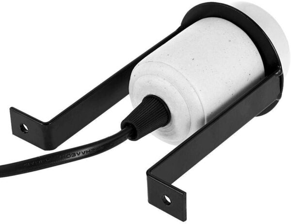 Himifuture Pet Heat Lamp Holder Ceramic Pet Heater Bracket for E27 Bulb - Image 3