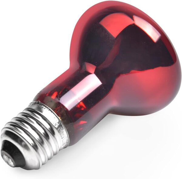 DoRight E27 Reptile Infrared Night Heating Bulb 50W Dimmable Backlight, Infrared Heat Lamp, Basking Spot Light Bulb, for Bearded Dragon, Lizard, Tortoise, Reptiles & Amphibians - Image 8