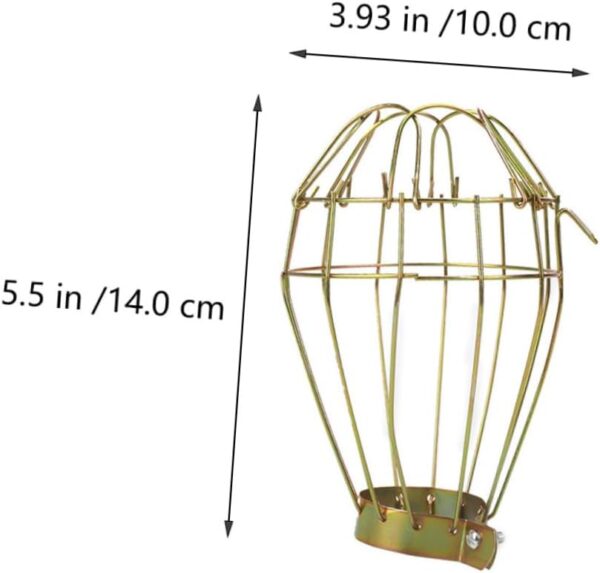Yardwe 3pcs Barbed Wire Fence Heating Bulb Lamp Cover Reptile Heating Lamp Cover Reptile Lampshade Reptile Lamp Cover Lampshade for Heating Reptile Supplies Heating Lamp Lampshade - Image 4