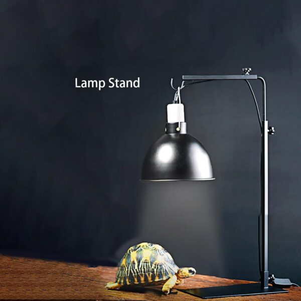 Gomice Heat Lamp Stand for Reptiles - Reptile Heat Lamp Stand to Stabilize Hanging Lamps | Reptile Lamp Stand Lamp Support for Reptile Succulent Plants Glass Terrarium Heating Light - Image 3