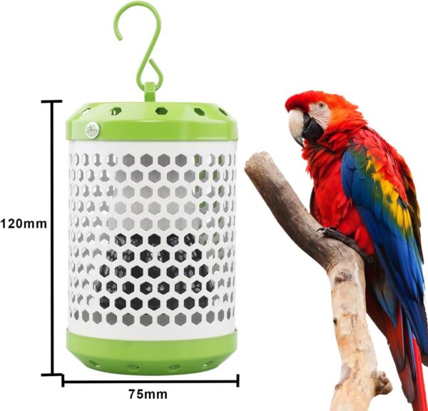 DERNORD Reptile Heat Lamp Fixture - Ceramic Heater Emitter with Anti-Scald Lampshade Heater Guard Lamp Included - Image 3