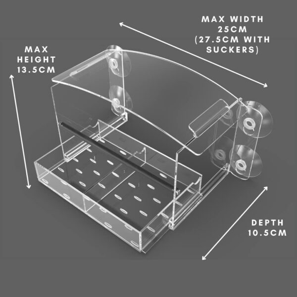 Window Bird Feeder - Clear View Outdoor Window Birdfeeder with Easy Refill, Strong Suction Cups - Image 6