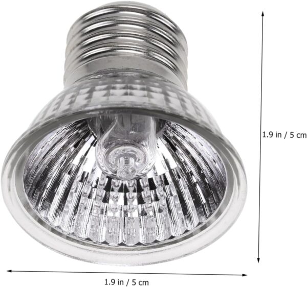 BELLIFFY 6 Pcs Lizard Lamp Lizard Uvb Bulb Uvb Light Bulb Reptile Heater Lamp Bulb Tortoise Bulb Pet Brooder Heating Lamp Bulb Turtle Heat Lamp Heat Light Bulb for Lizard Brooder Bulb - Image 8