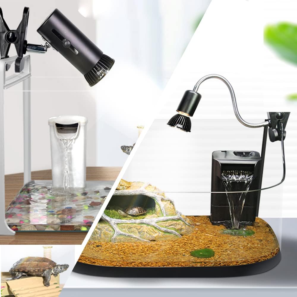 QeeHeng Tortoise Heat Lamp Basking Lamp,Heat Bulb UVA and UVB Reptile Heating Lamp for Turtle,Pet Heating Light Lamp for Reptile Turtle and Amphibians,Bearded Dragon,Lizard Heating(UVA+UVB 5.0 Lamp) - Image 6