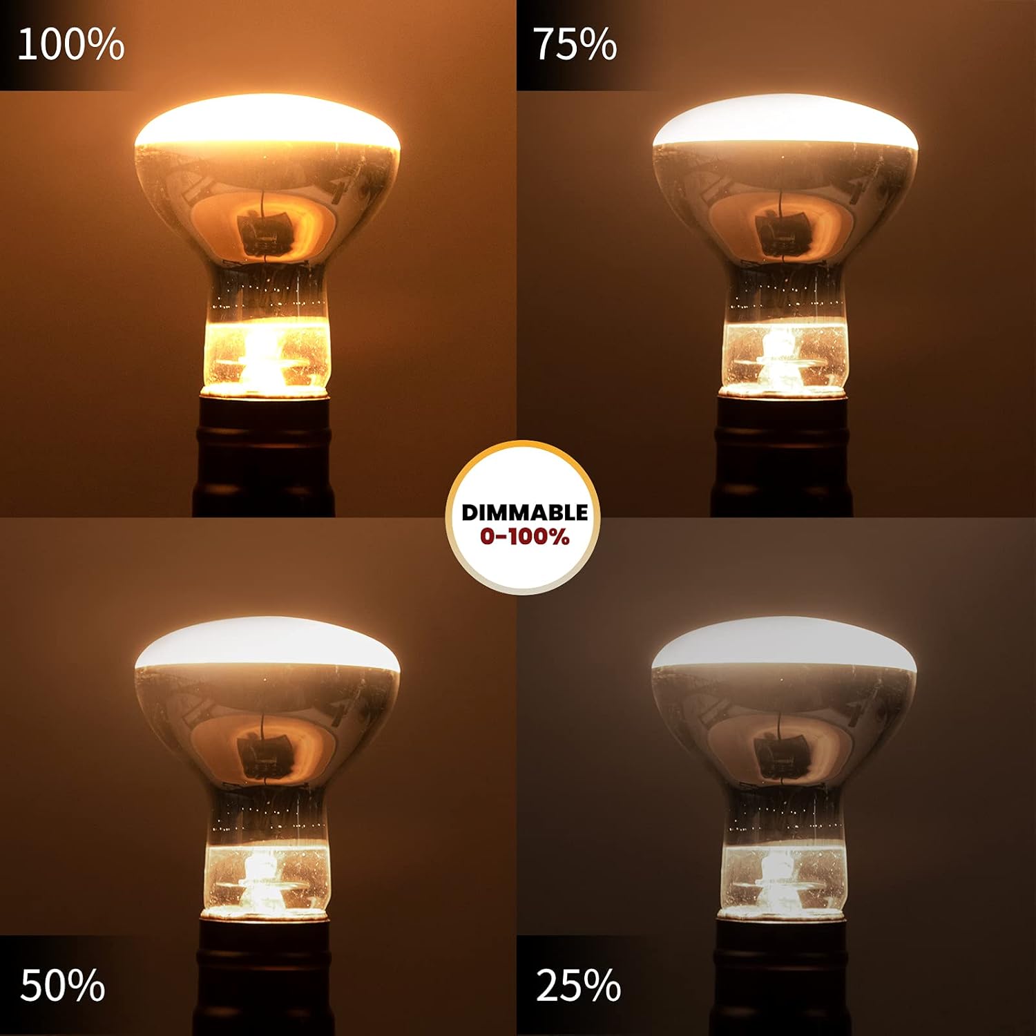 DoRight E27 Reptile Heating Lamp Bulb 50W, Dimmable UVA Light Backlight, Basking Light, Heating Light Bulb, for Chick Bearded Dragon, Lizard, Tortoise, Hedgehogs Reptiles & Amphibians - Image 6