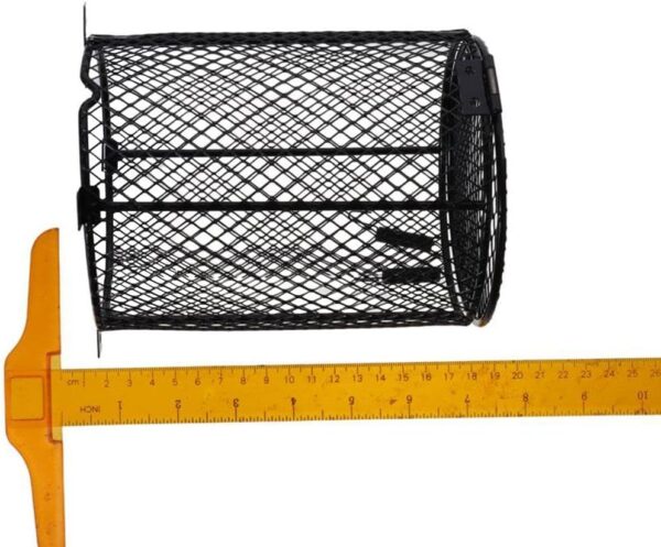 GetCoupon Reptile Lamp Cover, Black Anti-Scald Lamp Heater Guard, Reptile Heating Lamp Lampshade Protection (Cylinder) - Image 7