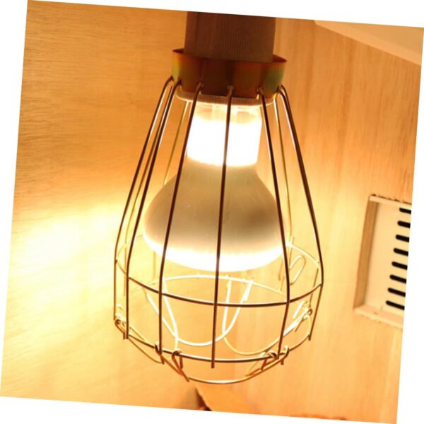 Yardwe 3pcs Barbed Wire Fence Heating Bulb Lamp Cover Reptile Heating Lamp Cover Reptile Lampshade Reptile Lamp Cover Lampshade for Heating Reptile Supplies Heating Lamp Lampshade - Image 2