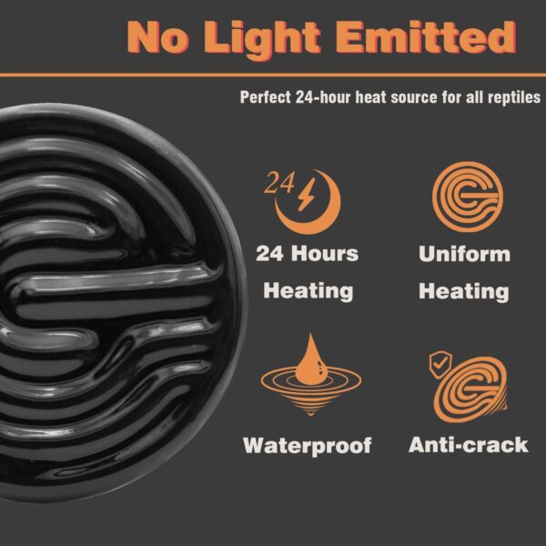MBMYUCKY Reptile Heat Lamp Bulb - Ceramic Heat Emitter for Outside Dog House Tortoise Gecko E27 Bulb for Poultry Hamster Hedgehoge Bird Cage Heater (150Watt 2Pack) - Image 4