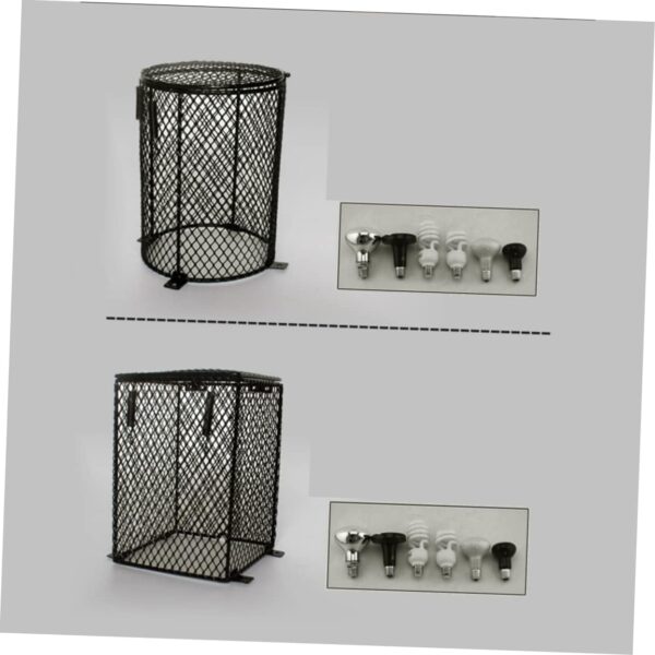 Yardwe 2pcs Pet -Scald Lamp Reptile Heater Guard Pet Care Lampshade Daytime Light Lampshade for Poultry Heating Lamp Bulb Heat Lamps for Pets Light Bulb Animal Pet Heating Lamp Shade - Image 8