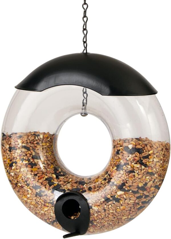 Emjeez Mart Donut Bird seed Feeder with Premium Seeds, High Energy Treats Hanging Garden Outdoor Decor, Refillable Lawn and Garden Outdoor use, bird feeders for Wild birds - Image 5