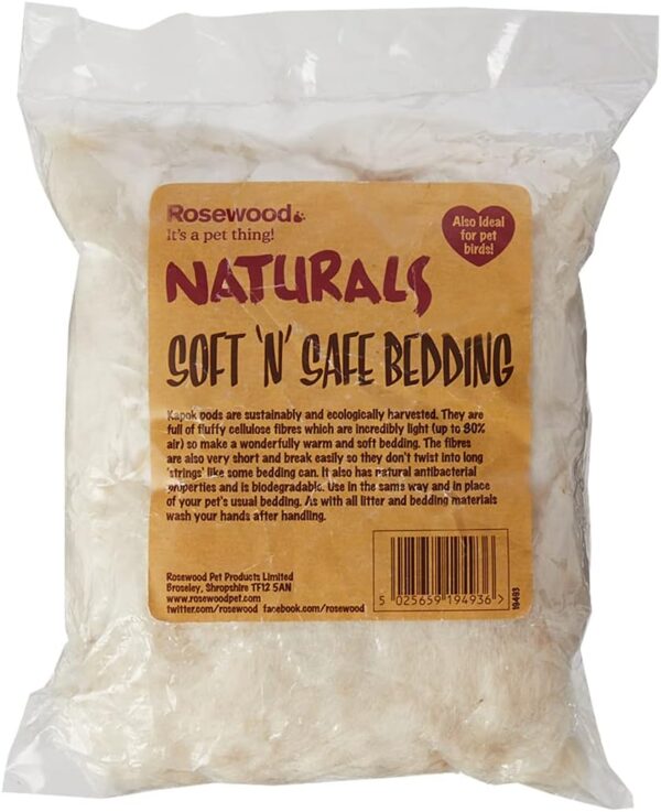 Rosewood Naturals Soft n Safe Animal Bedding, Small, 20 g, Clear - Image 2