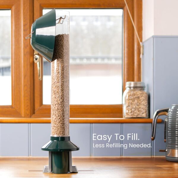 Squirrel Proof Wild Bird Feeder 2l Capacity - Roamwild PestOff 2.0 (Mixed Seed/Sunflower Heart Feeder) - Image 9