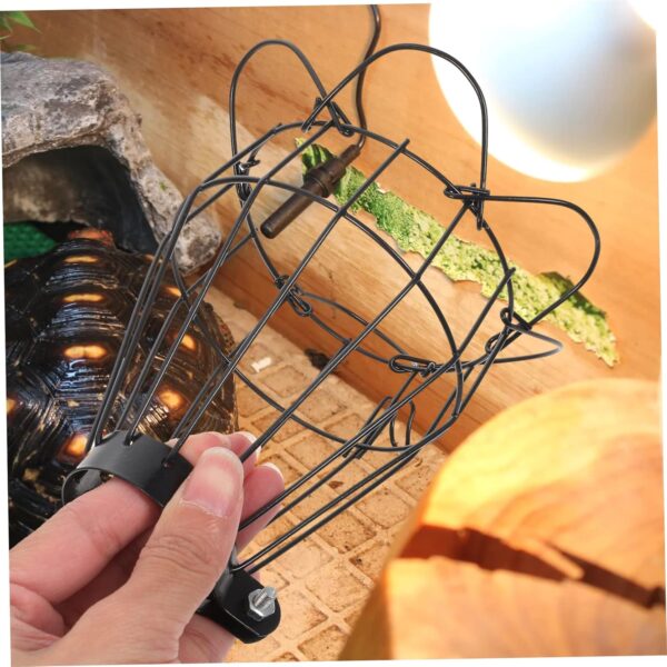 Yardwe Box Craft Lamp Grille Pet Cage Lampshade Reptile Lampshade Iron Art Lamp Shade Lampshade Accessory Reptile Heating Lamp Shade Heat Lamp Shade Lamp Mesh Cover Lampshade Shell - Image 7