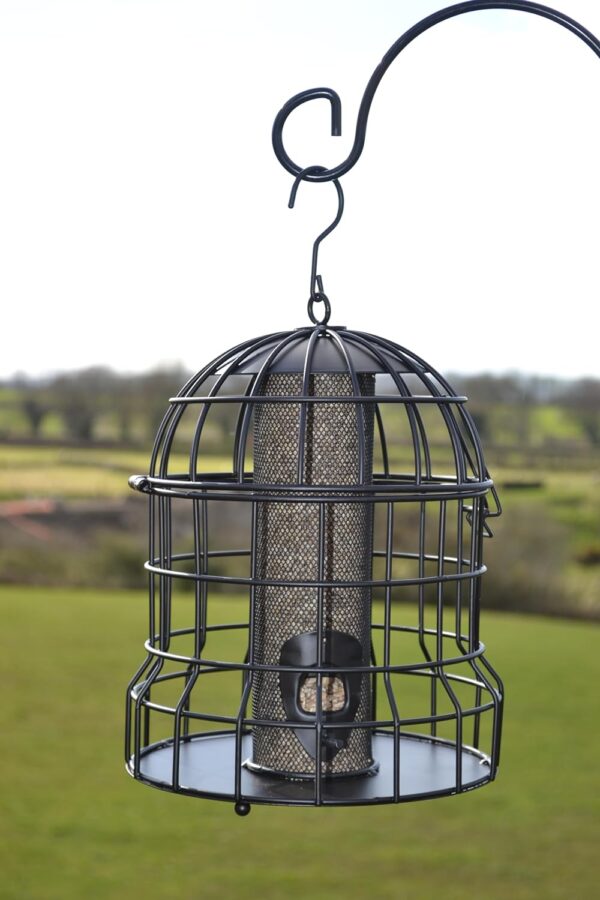 Supa Premium Wild Bird Cage Seed & Sunflower Hearts Feeder, Deters Squirrels and Larger Birds Such As Doves & Pigeons - Image 2