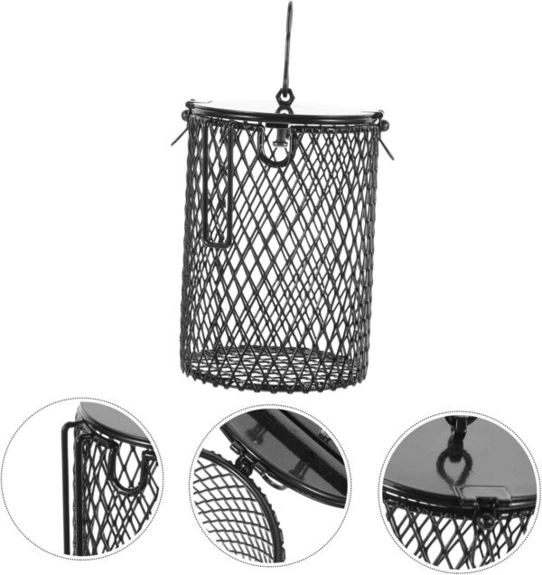 Happyyami 2pcs Heater Lamp Grille Heater Lamp Guard Lampshade Accessory Basking Spot Lamp Snake Heating Bulb Lamp Shade Reptile - Scald Lampshade Parrot Heater Guard Cage Reptiles Metal - Image 2