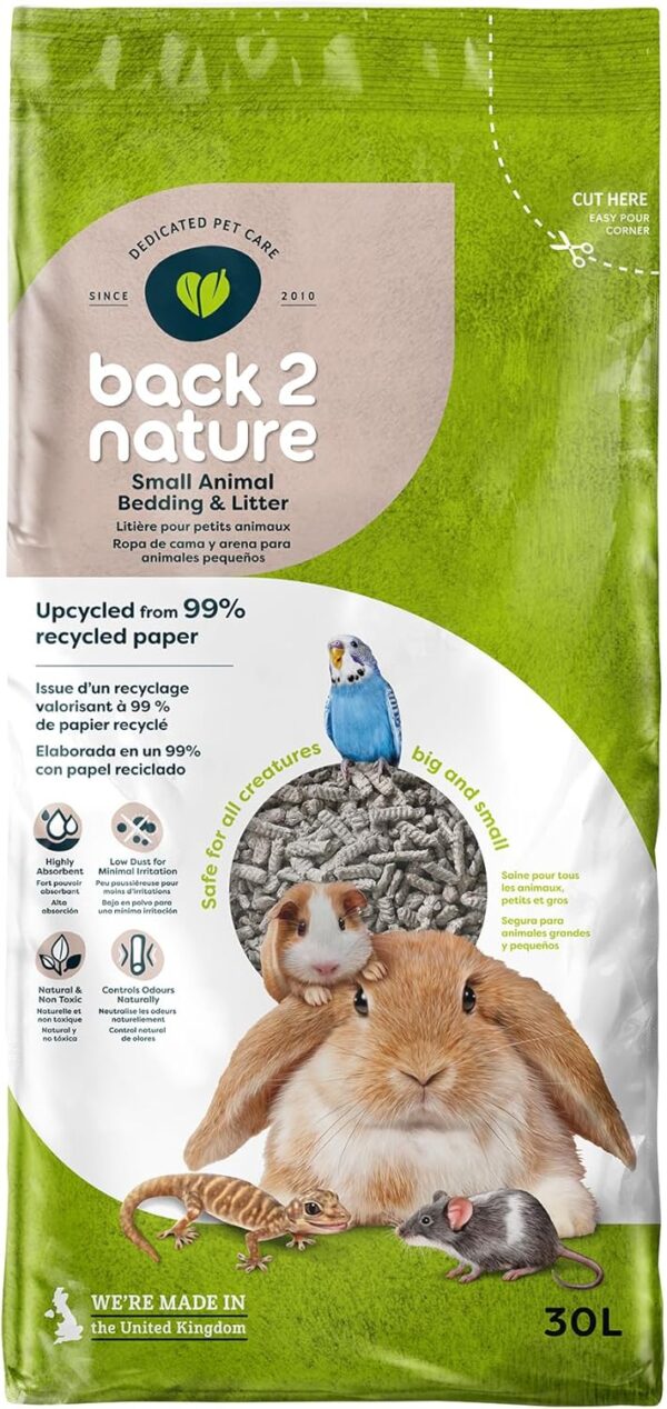 Back-2-Nature Small Animal Bedding and Litter, 30 L (Packaging may vary) - Image 2