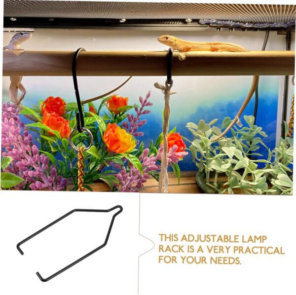 UKCOCO Box Climbing Pet Light Stand Metal Lamp Rack Household Reptile Lamp Rack Heating Lamp Rack Reptile Lamp Stand Reptile Heating Lamp Stand Adjustable Light Rack Reptile Light Stand - Image 8