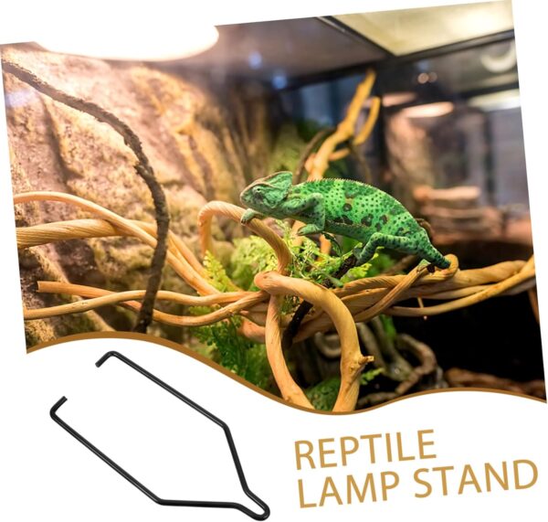UKCOCO Box Climbing Pet Light Stand Metal Lamp Rack Household Reptile Lamp Rack Heating Lamp Rack Reptile Lamp Stand Reptile Heating Lamp Stand Adjustable Light Rack Reptile Light Stand - Image 2