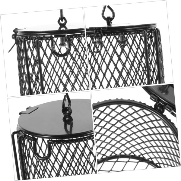 Happyyami 2pcs Heater Lamp Grille Heater Lamp Guard Lampshade Accessory Basking Spot Lamp Snake Heating Bulb Lamp Shade Reptile - Scald Lampshade Parrot Heater Guard Cage Reptiles Metal - Image 8