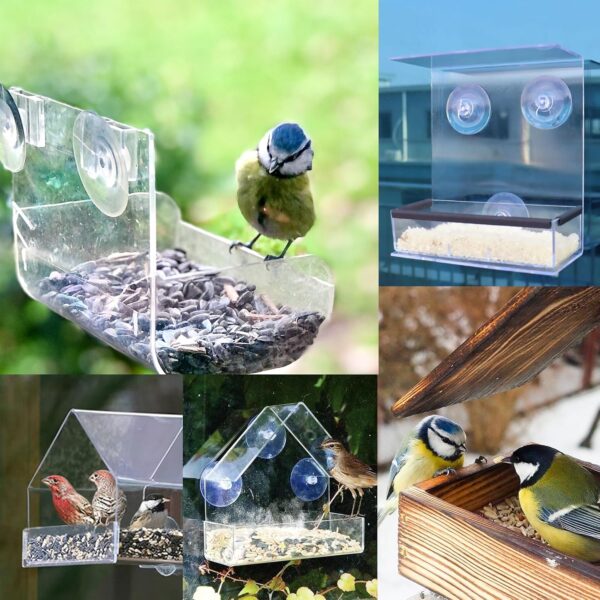 Bird Feeder Suction Cups, Replacement of Bird Feeder Suction Cups, Bird Feeder Window Suction Cups（6pcs） (6) - Image 3