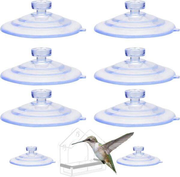 Bird Feeder Suction Cups, Replacement of Bird Feeder Suction Cups, Bird Feeder Window Suction Cups（6pcs） (6)