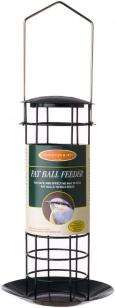 Metal Fat Ball Feeder with Tray x 1 Metal Wild Bird Feederr SMF