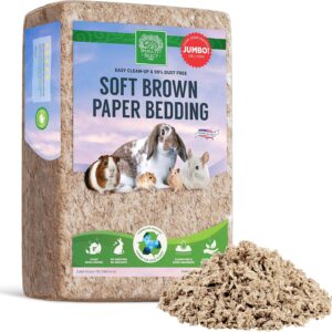 Small Pet Select Jumbo Natural Paper Bedding, 178 L Natural Brown Paper