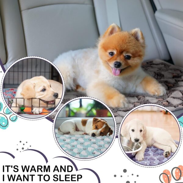 Tudomro 8 Pcs Guinea Pig Bedding Cage Liners Bulk Waterproof Blankets Small Animal Flannel Throw Bedding Absorbent Reusable Pet Pee Sleep Mat Pad Cover for Hamster Ferret (Heart,47 x 24 Inch) - Image 3