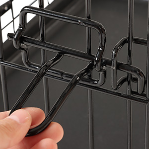 dog crate with 2 doors