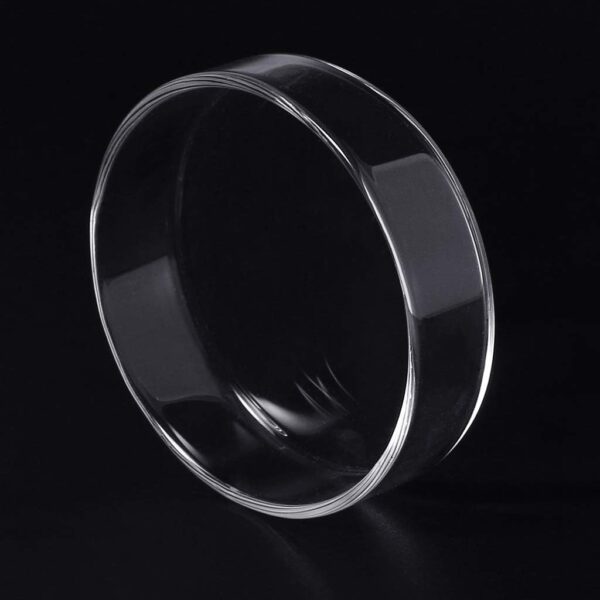 chenpaif Clear Glass Shrimp Food Round Dishes Small Fish Feeding Bowl Ornamental Supplies - Image 5