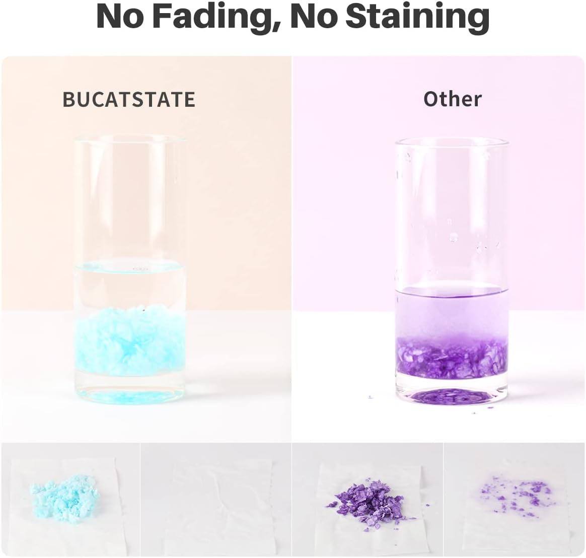 BUCATSTATE Hamster Paper Bedding, 2LBS/900g Dust-Free and Odor Control Paper Litter for Syrian Dwarf Hamsters Gerbils Mice Lemming Degus Reptile Birds (Pink) - Image 3