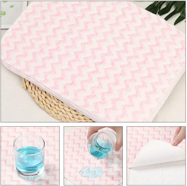 MBUYGYUO 2 Pieces Guinea Pig Cage Liner Absorbent Reusable Washable Guinea Pig Pee Pads Water-Absorbent Pet Bedding Mat for Small Animals Chinchillas Rabbits Hamster Bunny - Image 3