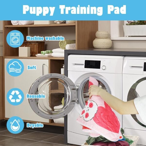 4Pcs Guinea Pig Bedding, Waterproof Reusable Fast Absorbent Puppy Training Pad, Washable Air Dried Pee Mat for Small Animals Rabbit Cat Hamster Dog - Image 6