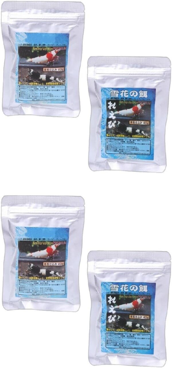 amangul Crystal Shrimp Food Soft Sinking Pellets For Fish Snails Natto Sticks Blended Diet Color Enhancing Formula Feeding Tank - Image 2