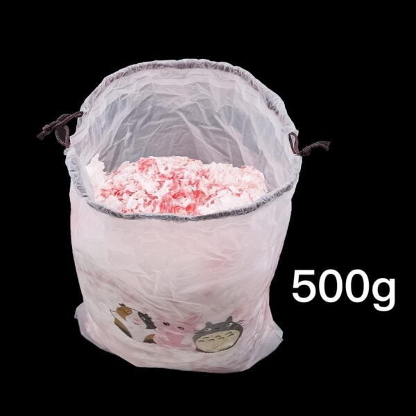 Namvo Hamster Paper Bedding,Absorbent Guinea Pig Rabbit Bedding Pellets,500g Dust-Free and Odor Control Paper Litter for Reptile,Small Animals（Pink/White） - Image 7