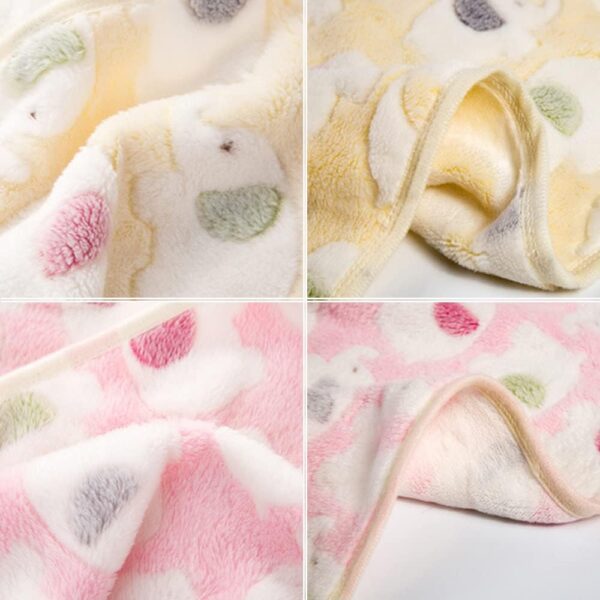 ASOCEA 3 Pack Guinea Pigs Blankets Hamster Bedding Small Animal Fleece Cage Liners Soft Warm Sleep Mat Pad Pet Bedding Towels Flannel Throw for Guinea Pig Hamster Small Rabbit - Image 4