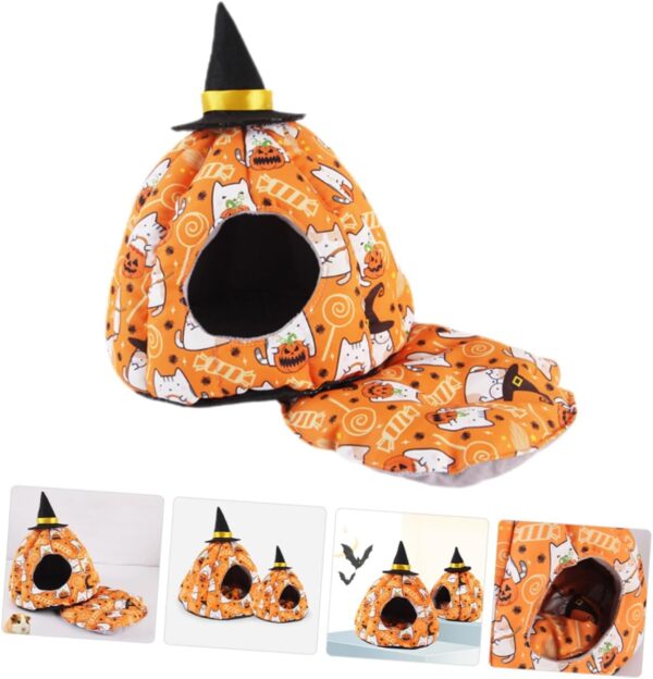 COSMEVIVI Hamster Cage Supply Ferrets Hideout Pet Rest Bed Ferrets Bed Warm Small Pet Bed Large Hamster Cage Hamster Winter Bed Guinea Pig Nest Hamster Hideout Toy Small Pet Nest Cotton - Image 9
