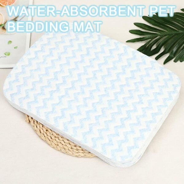 MBUYGYUO 2 Pieces Guinea Pig Cage Liner Absorbent Reusable Washable Guinea Pig Pee Pads Water-Absorbent Pet Bedding Mat for Small Animals Chinchillas Rabbits Hamster Bunny - Image 6