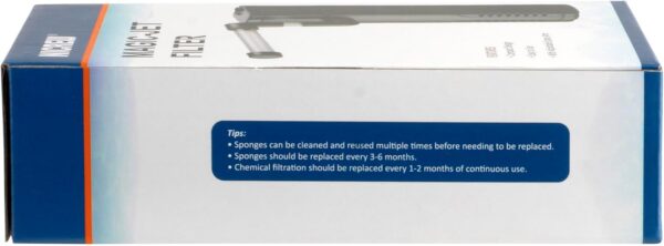 NICREW Fish Tank Filter, Internal Aquarium Filter for Small Tank, Coldwater or Tropical Aquariums, Up to 20L Black - Image 10