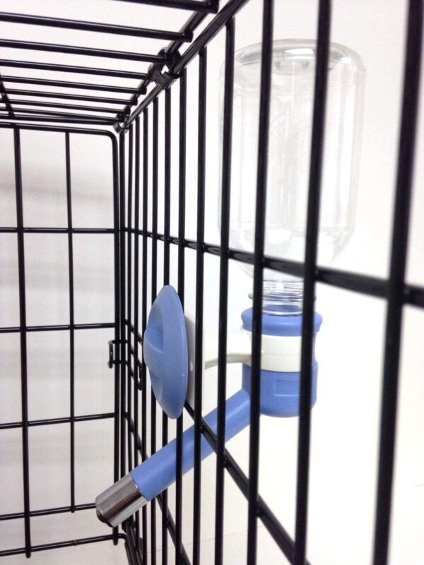 Choco Nose Patented No-Drip Small-Medium Sized Dogs/Cats Water Bottle/Feeder Pet Cages Crates 300ML Mess Free Leak-Proof Nozzle 16mm Blue (C590) - Image 5