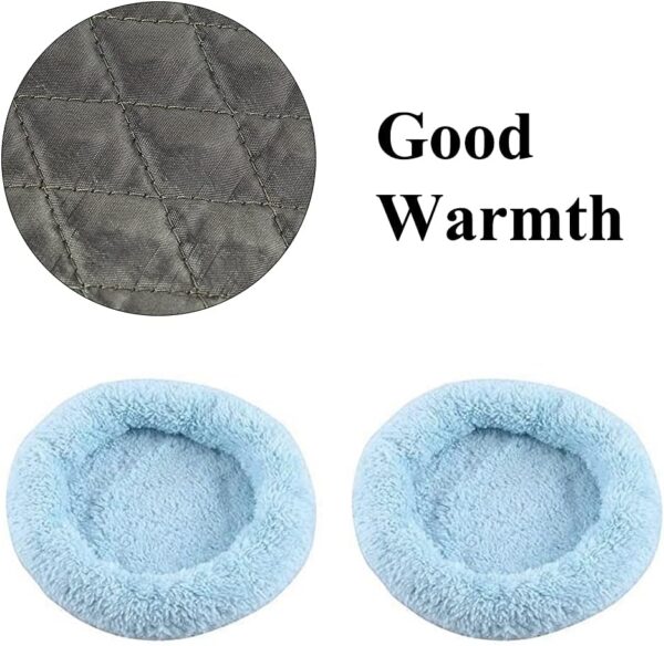 NA 1Pcs Soft Pet Bed Cotton Cage Sleeping Nest Pet Bed Hamster Sleeping Bed Cage Mat for Baby Guinea Pigs Small Animals (Size L) (L) - Image 5