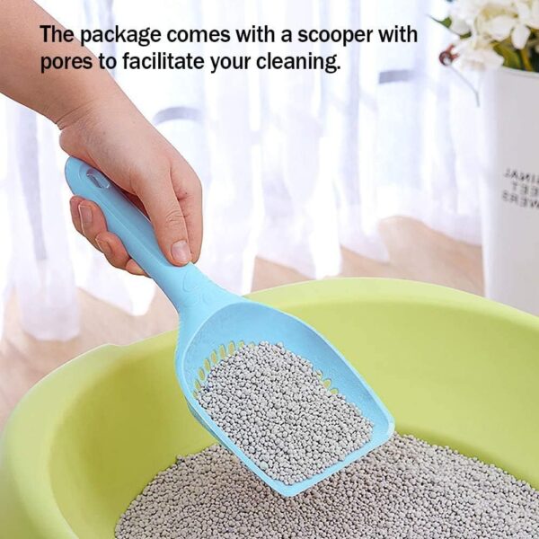 Rabbit Litter Box Small Animal Potty Trainer Corner Pet Toilet Litter Bedding With Scoop for Bunny Guinea Pig Chinchilla Ferret - Image 6
