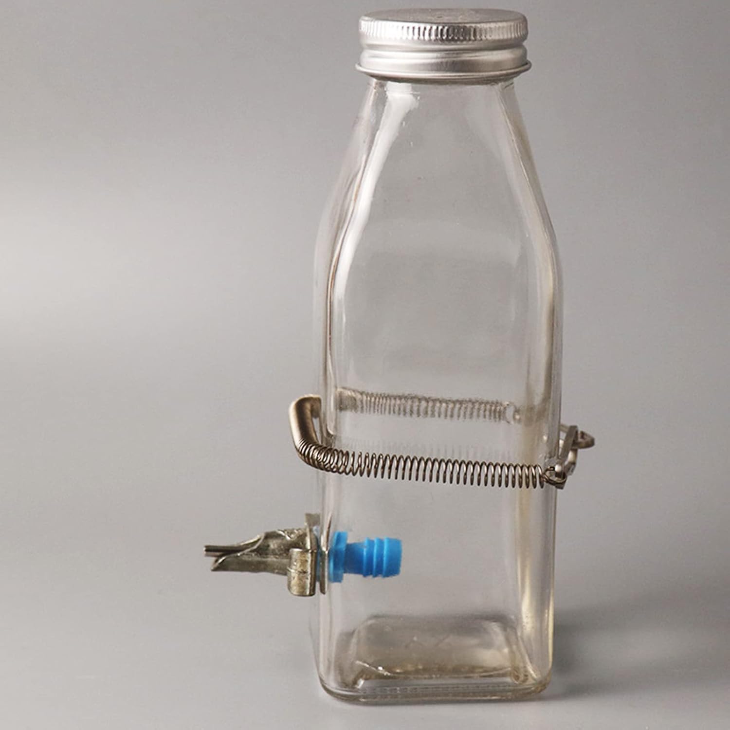 YAOGUI Stainless Steel Spring 3.1 In Metal Replacement Springs With 2 Clips For Small Animals Wire Cages Total Length 5.1 In Water Bottle Spring Clip - Image 8