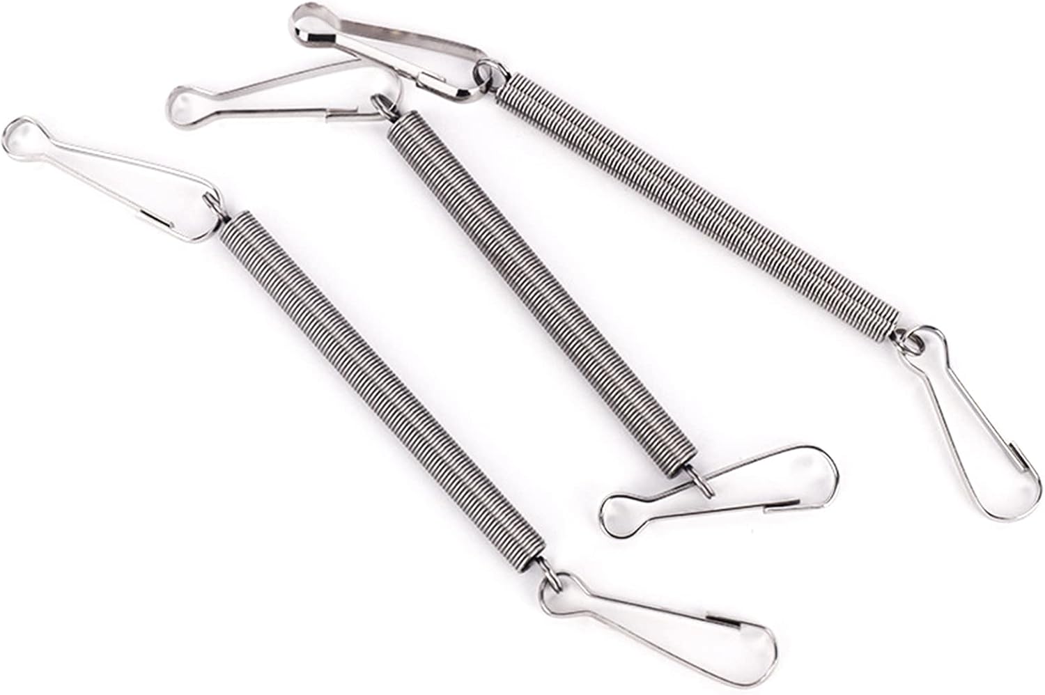 YAOGUI Stainless Steel Spring 3.1 In Metal Replacement Springs With 2 Clips For Small Animals Wire Cages Total Length 5.1 In Water Bottle Spring Clip - Image 7