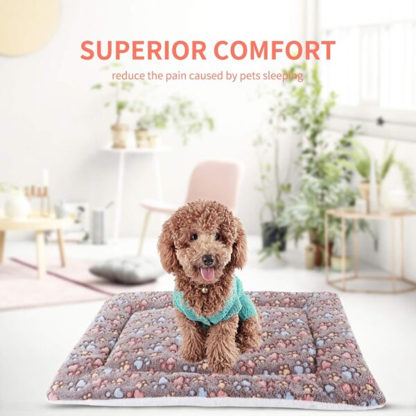 Vejaoo Dog Bed Mattress Multipurpose Machine Washable Puppy Mat Cushions for Small/Medium/Large Dogs and Cat Cages XZ006 (61 * 41 CM, Coffee) - Image 7