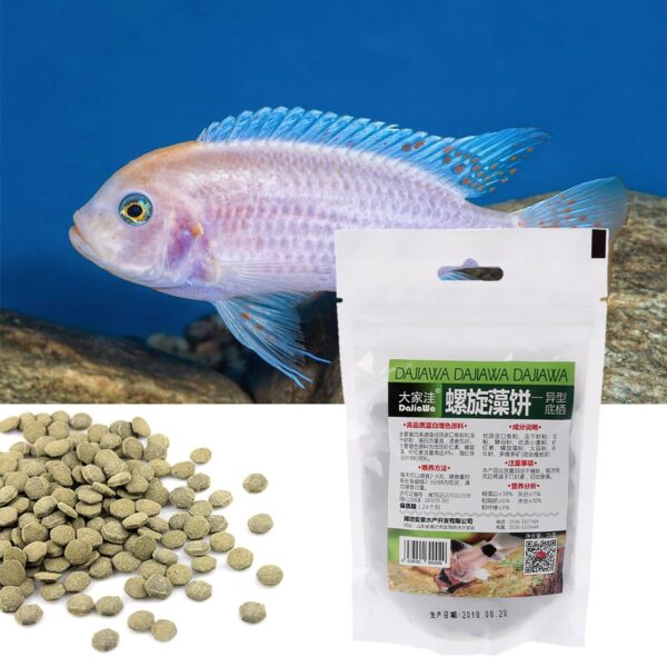 Goldenfishes Food Spirulinas Tablets Pellets 2.6 Balanced Diet Highly Protein Nutrition Guppys Fish Feed Pellets For Freshwater Fish Pellets Floating - Image 5